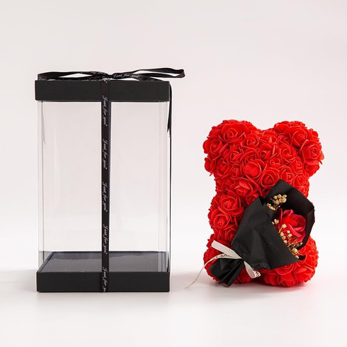 25cm rose teddy - rose, bear