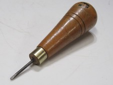 Stunning Vintage Marples Boxwood Carpenters Bradawl Awl