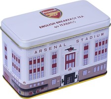 Arsenal Highbury Tea Tin with