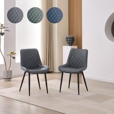 Set of 2 Dining Chair Faux