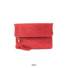 Fold over Plain Suede Leather