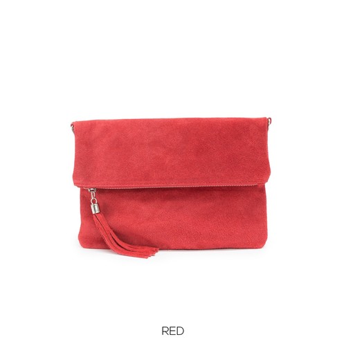 Fold over plain suede - plain,