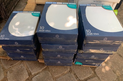 White wall tiles - ceramic, plus