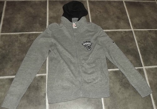 Mens grey lee cooper knitted - grey,