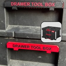 DRAWER Tool Box Custom Labels for Milwaukee Packout Draw - Toolbox Not Included