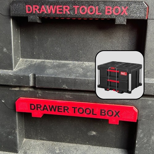 Drawer tool box custom labels - tool,