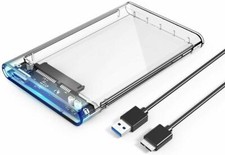 ORICO Clear USB 3.0 SATA External Hard Drive Case 2.5 " HDD SSD Enclosure Caddy