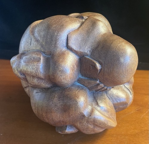 Hand carved yogi - hand, man/orang