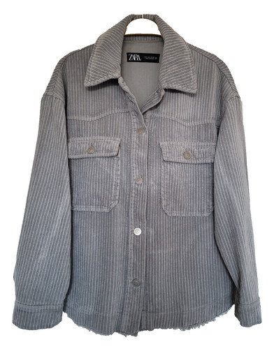 Zara corduroy shacket jacket - corduroy,