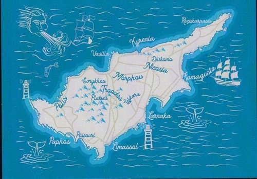 Cyprus map boston - of,