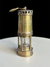Vintage brass miner safety - brass,