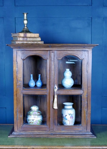 Antique display cabinet - antique,