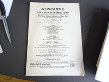 Newcastle Race Card May 5th