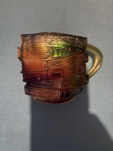 Painted book mug novelty - painted, 3d