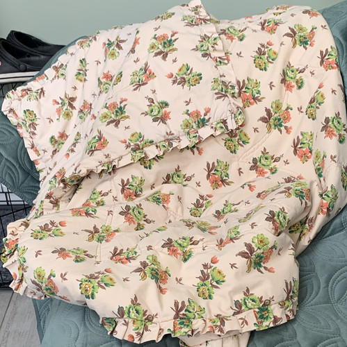 Vintage floral cotton - floral, quilt