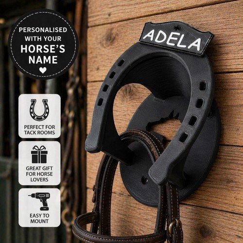 Personalised horse bridle - bridle, hook