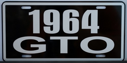 1964 pontiac gto license - 1964, 64