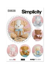 SIMPLICITY 9838 Plush Animals
