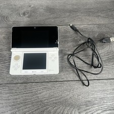 Nintendo 3DS XL Ice White Handheld Console & Charger Cable CTR-001