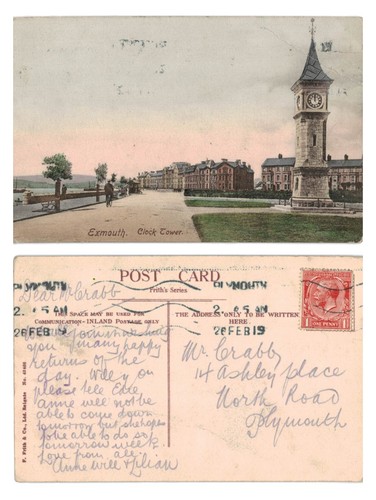 Vintage postcard exmouth - postcard,