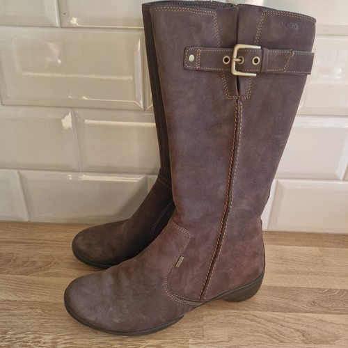 Ecco brown goretex ladies - brown,