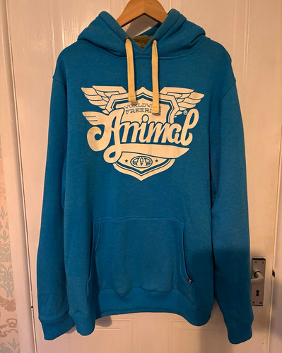 Animal men blue pullover - animal, men's