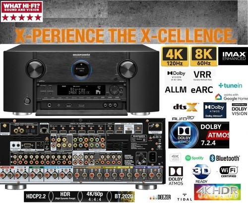 Marantz sr7015 2 8k - 9.2/11.2, 4k