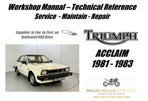 Triumph acclaim service repair - acclaim,