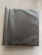 Empty Stanley Gibbons New SG First Day Cover Album Black 16 Leaves GB A4