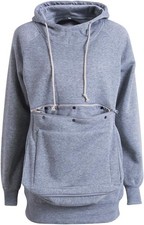 Men Women Pet Pouch Hoodie