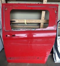 2018 Ford Transit Custom red passenger sliding door with window hole (damaged)