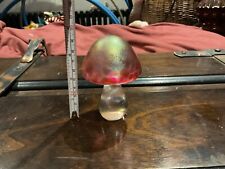 Heron Glass Mushroom Iredecent