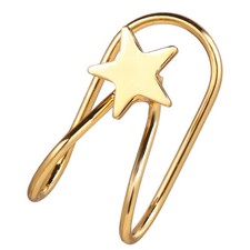 Gold Star Design Ear Cuff Clip