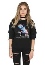 Retro Space Galaxy Sweater Top Jumper Sweatshirt Fashion Sweater Vintage Moon