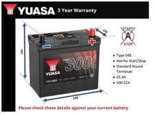 Battery fits HONDA S2000 HR-V CIVIC SHUTTLE FR-V INTEGRA STREAM e 1985 on 048