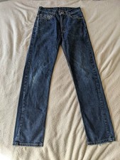 Levis 505 Jeans W32 L34 vintage  batwing  Straight Fit Denim  made in usa 2000