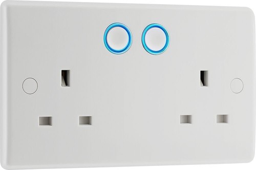 Double switched power wall - double,
