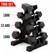 Hex Dumbbell 3 Tier Rack