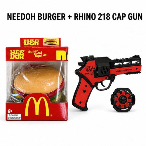 Needoh burger squishy - burger,
