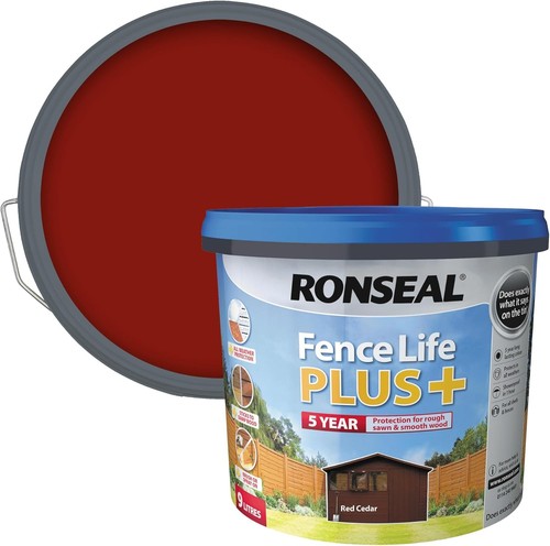 Ronseal fence life - life, red