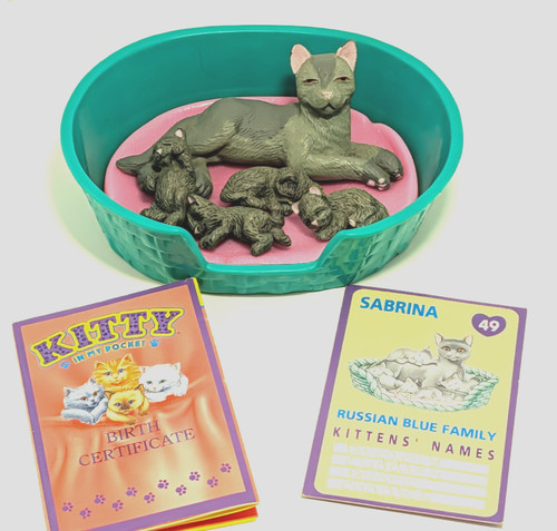 Vintage kitty pocket - kitty, in