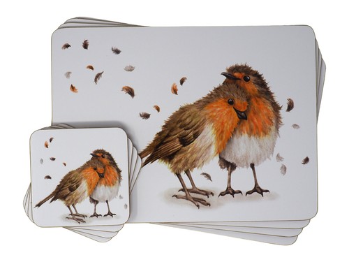 Cute robin bird dinner - robin,