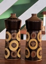 Denby Arabesque Salt & Pepper Pots / Cruet Set 