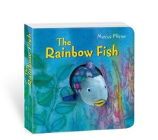 Rainbow fish finger puppet - rainbow,