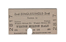 Railway Ticket British Rail