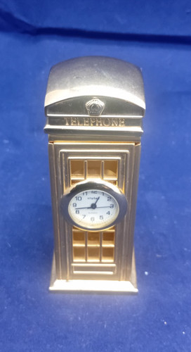 Miniature clock paperweight - clock/paperweight, in