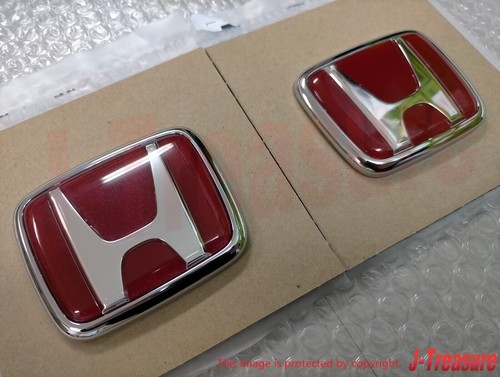 Honda genuine red emblem - genuine,