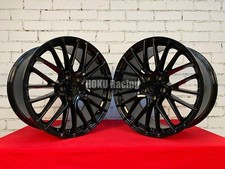 4X 22" 5X130 Black multi spoke