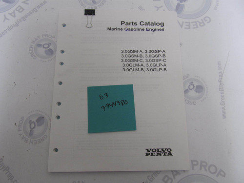7744380 2003 volvo penta stern - 7744380,