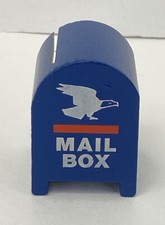 Vintage Mini Wood Post Office